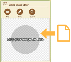 Make the background of an image or photo transparent / translucent