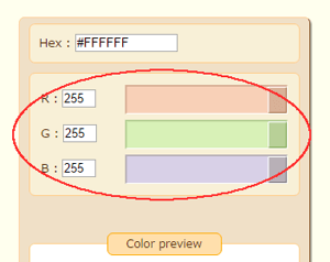 c how to convert hex value to rgb values in bmp files